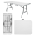 Mesa Dobravel Tipo Maleta 1,80 com Alça