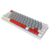 Teclado Gamer Mecânico Kuromori 60% White Ghost Outemu Red ABNT2 Iluminação Rainbow PCYES na internet