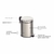 Lixeira Aço Inox Com Pedal Brasil 5 Litros Tramontina - SMART CHOICE