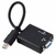 Cabo Conversor Adaptador Hdmi Para Vga Com Saída Áudio P2