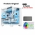Gabinete Gamer Branco Com 4 Fans Inclusas Para Water Cooler Rgb Tampa Vidro - Black Cat Games
