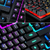 Teclado Gamer LED Com Fio Preto RGB Anti Ghosting Multimídia na internet