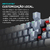 Teclado Mecânico Machenike K500 B61 Com Fio 61Keys RGB Retroiluminado A Quente De Jogo Personalizado - Black Cat Games