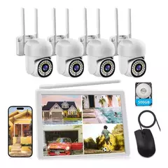 Cámara de seguridad Kuiiyer KU117 con resolución de 3MP visión nocturna incluida blanca MÁS VENDIDO 10º en Kits de Seguridad