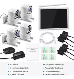 Cámara de seguridad Kuiiyer KU117 con resolución de 3MP visión nocturna incluida blanca MÁS VENDIDO 10º en Kits de Seguridad - comprar en línea
