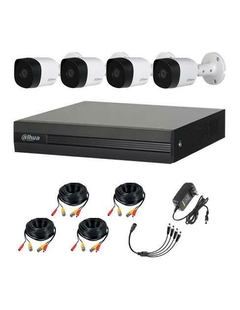 Nuevo | +10mil vendidos Kit Hilook 4 Camaras Alta Resolucion Y Dvr KIT7204BP(C)+500Gb