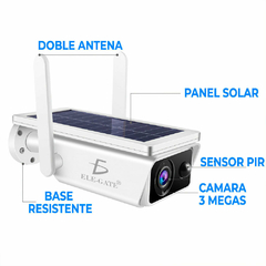 Cámara Wifi Con Panel Solar Full Hd Vigilancia Sin Cables en internet