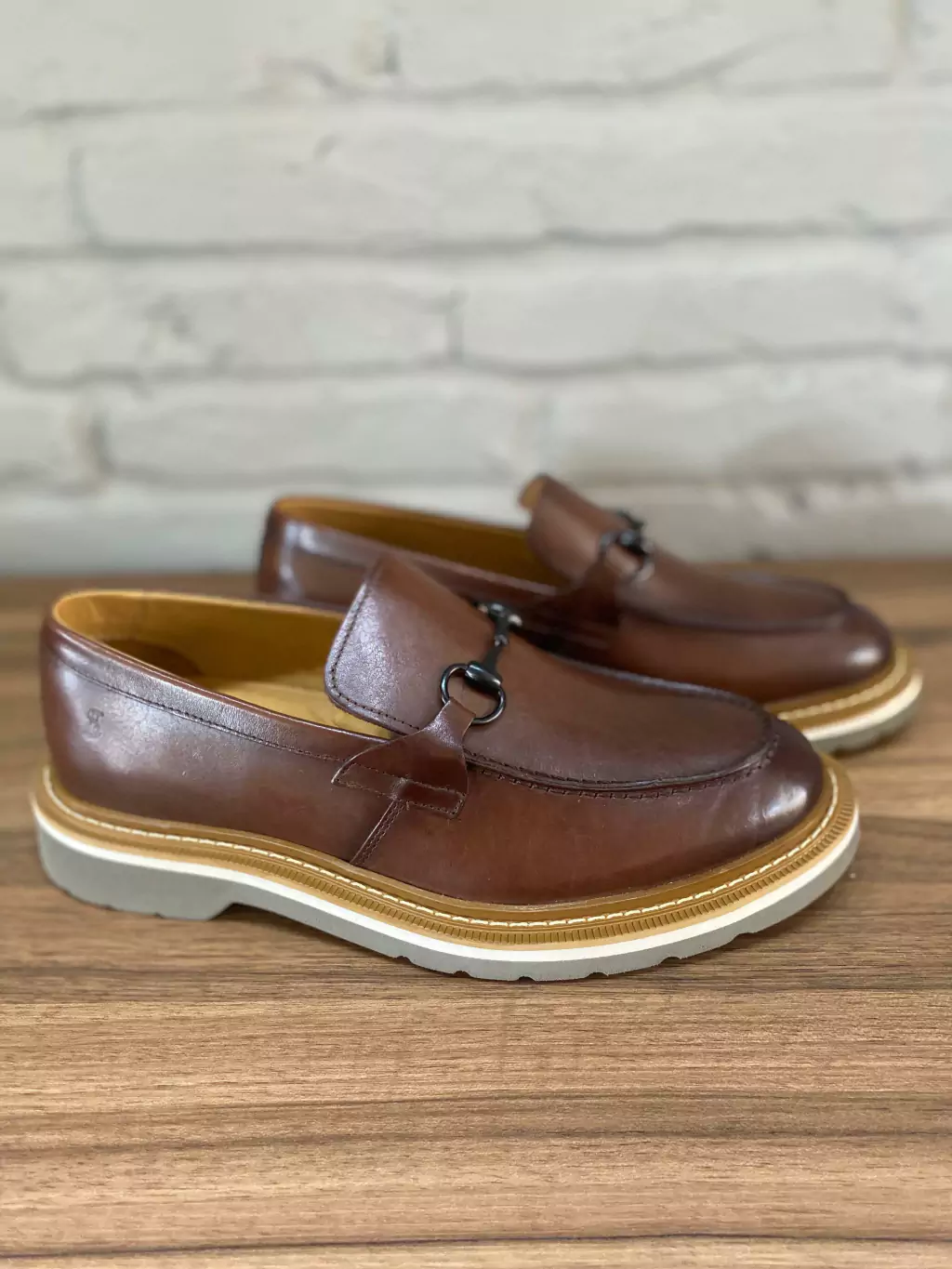 SAPATO LOAFER PARIS CONHAQUE 30504