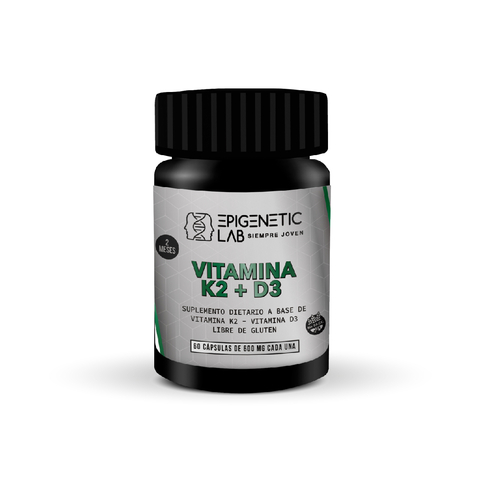 VITAMINA D3+ K2 X 60 CAPSULAS DE 600 MG SIN TACC