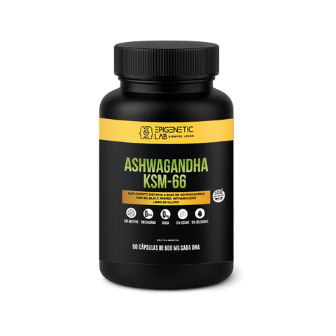 ASHWAGANDHA KSM 66 X 60 CAPSULAS SIN TACC