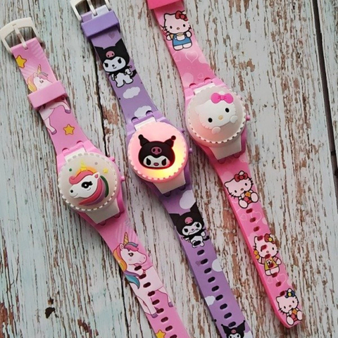 RELOJ INFANTIL (TAPA-LUZ) HELLO KITTY