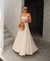 Vestido longo linho com abertura costas - comprar online