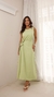 Vestido mídi com saia envelope
