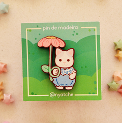 Pins Sylvanian Families Gato Guarda Chuva Flor - comprar online