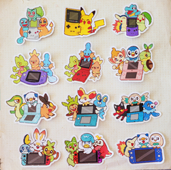 Adesivos Consoles Pokemon - comprar online