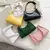Bolsa de ombro de couro - Bordô casual na internet