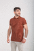 CAMISA POLO TEXTURIZADA MARROM