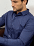 CAMISA SOCIAL MANGA LONGA AZUL MARINHO na internet
