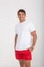 SHORT LISO VERMELHO - comprar online