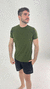 CAMISETA BÁSICA VERDE ESCURO