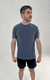 CAMISETA ESTONADA AZUL MARINHO