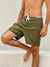 Imagem do BOARDSHORT MALIBU VERDE MILITAR COM CINZA