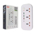 Zapatilla Inteligente Usb 3.1 Tipo C 3 Tomas 2m 220v 10a - comprar online