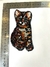 Aplique Costura - Gatos em Paetê - Kit 5 unidades
