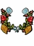 Aplique de Costura - Gola Ramo de Flores -Kit 8 unidades - comprar online