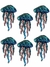 "Medusa" -Aplique Costura em Paetê - Kit 5 unidades - comprar online