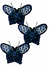 Borboleta Cravejada em Pedrarias - Aplique de Costura (Kit de 10) - comprar online