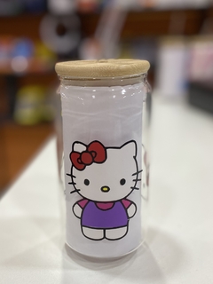 COPO DE VIDRO PERSONALIZADO - 550ml - HELLO KITY