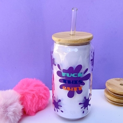 COPO PERSONALIZADO DE VIDRO - 550ML - DESPOJADOS