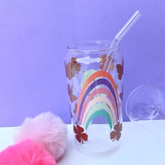 COPO DE VIDRO PERSONALIZADO - 550ML - URSINHOS CARINHOSOS - Charme Criativo Personalizados