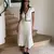 Conjunto Feminino Plissado – Saia Longa + Cropped Verão on internet