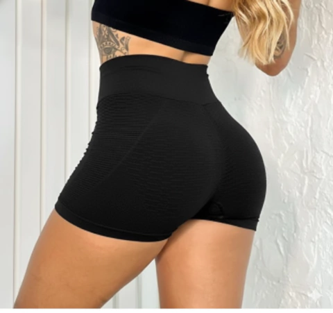 Short Canelado Empina Bumbum Poliamida Premium | Academia • Fitness • Casual • Treino na internet