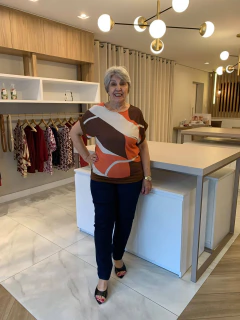 Blusa Estampada Ribana