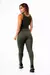 Calça Legging Verde Militar Cintura Alta e Cropped Regata Academia Conjunto Fitness Feminino | REF: CSV23 - comprar online