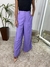 Calça Alfaiataria Pantalona Lilás - comprar online