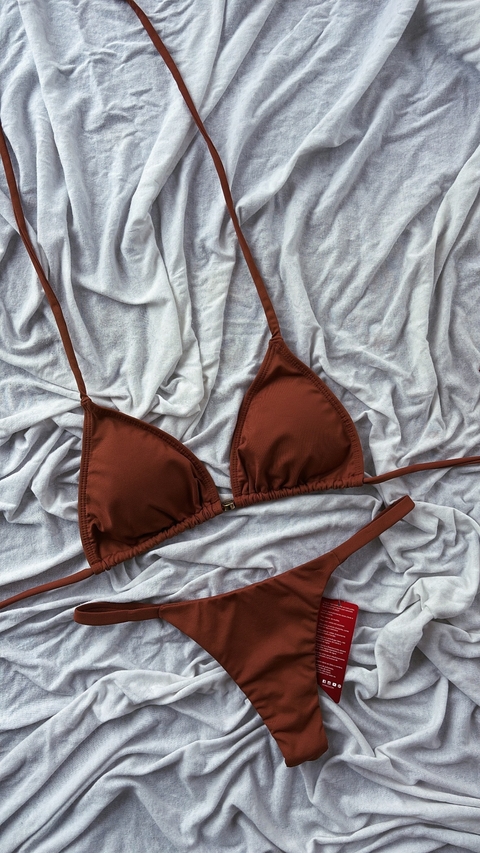 Biquíni Ipanema marrom claro - comprar online