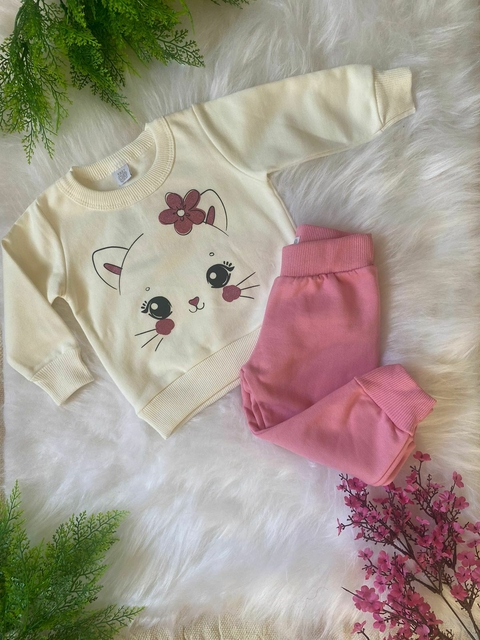Conjunto Bebê Baby Gijo Blusa + Calça Moletom