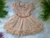 Vestido de Festa Tule Rosê com detalhes em bordado e cinto em pérola
