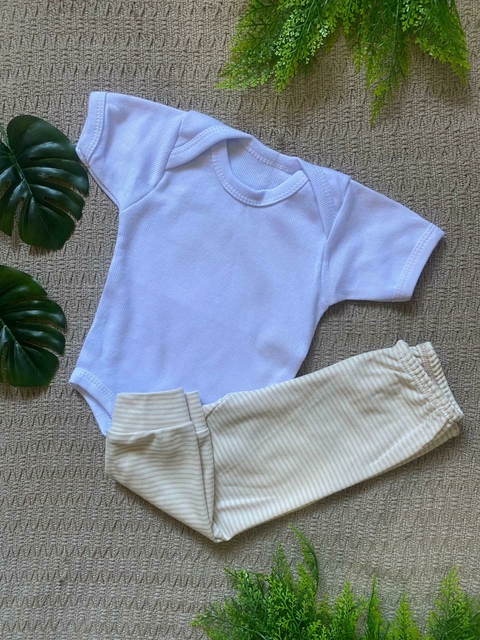 Conjunto Body e Calça Bebê