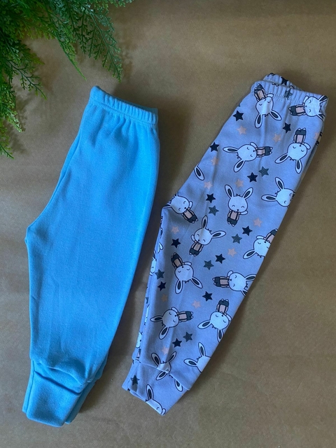 Kit 2 Calças Mijão Culote Bebê 100% Algodão- Proteção Solar Uv50+