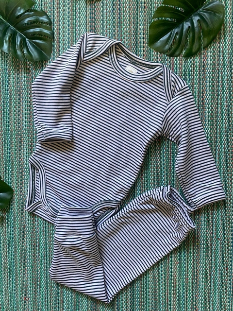 Conjunto Body e Calça Bebê BabyBest 100% Algodão- Proteção Solar Uv50+
