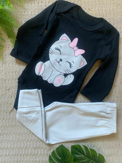 Conjunto Body e Calça Bebê BabyBest 100% Algodão- Proteção Solar Uv50+