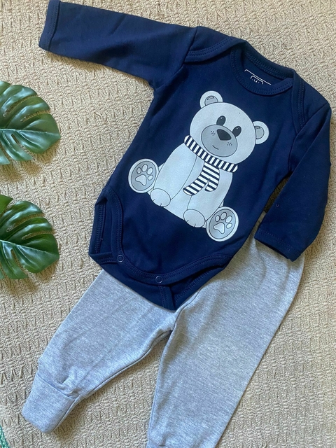 Conjunto Body e Calça Bebê BabyBest 100% Algodão- Proteção Solar Uv50+