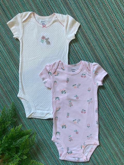 Kit body Carter's bebê 2 peças so very cute multicor