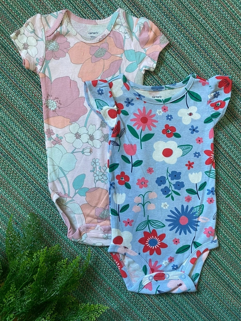 Kit body Carter's bebê 2 peças so very cute multicor