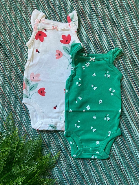 Kit body Carter's bebê 2 peças so very cute multicor